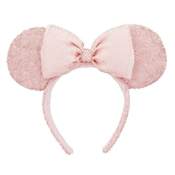 Disney Accessories - NEW Disney Parks Millennial Pink Sequin Headband